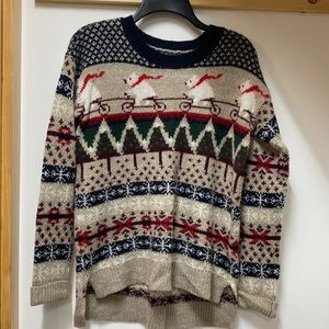 Crew neck winter sweater